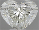 Natural Diamond 0.42 Carats, Heart with  Cut, I Color, VS1 Clarity and Certified by IGI