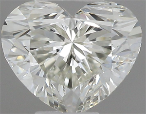 Picture of Natural Diamond 0.42 Carats, Heart with  Cut, I Color, VS1 Clarity and Certified by IGI