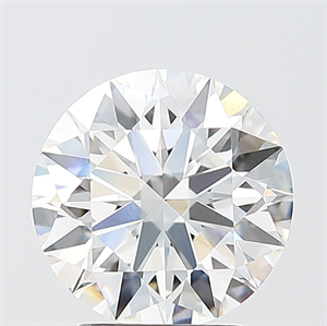 Picture of Lab Grown Diamond 3.10 Carats, Round with Ideal Cut, F Color, VVS2 Clarity and Certified by IGI