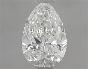 Foto Diamante Natural 0.70 quilates, De pera , Color H, claridad SI2 y certificado GIA de