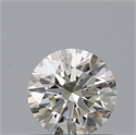 Natural Diamond 0.52 Carats, Round with Excellent Cut, J Color, VVS2 Clarity and Certified by IGI