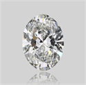 Natural Diamond 0.70 Carats, Oval with  Cut, G Color, VS2 Clarity and Certified by GIA