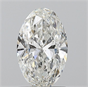 Natural Diamond 1.01 Carats, Oval with  Cut, G Color, SI2 Clarity and Certified by GIA