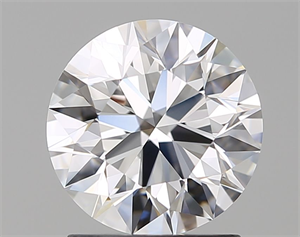 Picture of Natural Diamond 1.58 Carats, Round with Excellent Cut, E Color, VVS2 Clarity and Certified by GIA