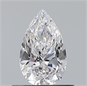 Diamante Natural 0.50 quilates, De pera , Color D, claridad VVS2 y certificado GIA