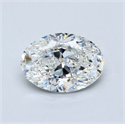 Diamante Natural 5.04 quilates, Ovalado , Color F, claridad VVS2 y certificado GIA
