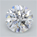 Lab Grown Diamond 1.40 Carats, Round with Ideal Cut, D Color, VS1 Clarity and Certified by IGI