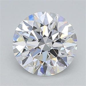 Picture of Lab Grown Diamond 1.40 Carats, Round with Ideal Cut, D Color, VS1 Clarity and Certified by IGI
