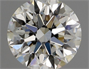 Natural Diamond 0.54 Carats, Round with Excellent Cut, I Color, VVS2 Clarity and Certified by GIA
