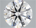 Lab Grown Diamond 9.01 Carats, Round with Ideal Cut, G Color, SI1 Clarity and Certified by IGI
