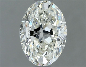 Picture of Natural Diamond 0.80 Carats, Oval with  Cut, I Color, VS1 Clarity and Certified by IGI