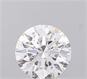 Lab Grown Diamond 1.10 Carats, Round with Ideal Cut, D Color, VVS2 Clarity and Certified by IGI