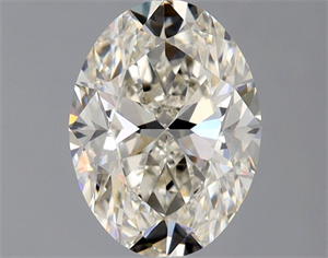 Foto Diamante Natural 1.30 quilates, Ovalado , Color K, claridad VVS2 y certificado GIA de