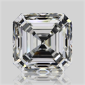 Natural Diamond 2.02 Carats, Asscher with  Cut, J Color, VS2 Clarity and Certified by GIA