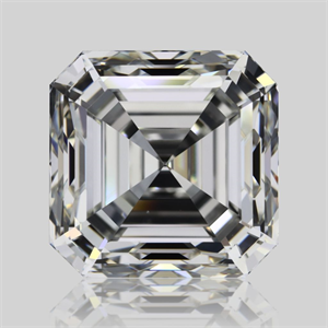 Picture of Natural Diamond 2.02 Carats, Asscher with  Cut, J Color, VS2 Clarity and Certified by GIA