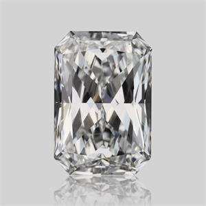 Picture of Natural Diamond 1.02 Carats, Radiant with  Cut, E Color, VS1 Clarity and Certified by GIA
