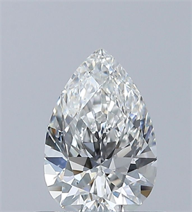 Foto Diamante Natural 0.50 quilates, De pera , Color G, claridad VS1 y certificado GIA de
