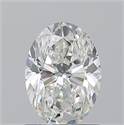 Natural Diamond 1.01 Carats, Oval with  Cut, H Color, VS1 Clarity and Certified by GIA
