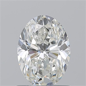 Picture of Natural Diamond 1.01 Carats, Oval with  Cut, H Color, VS1 Clarity and Certified by GIA