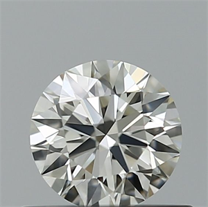 Picture of Natural Diamond 0.40 Carats, Round with Excellent Cut, H Color, VVS1 Clarity and Certified by IGI
