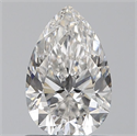Diamante Natural 0.82 quilates, De pera , Color G, claridad VS2 y certificado GIA