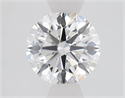 Lab Grown Diamond 1.05 Carats, Round with Ideal Cut, G Color, VVS1 Clarity and Certified by IGI