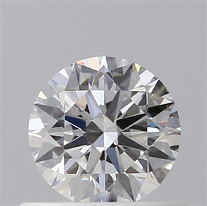 Picture of Natural Diamond 0.43 Carats, Round with Excellent Cut, E Color, VS2 Clarity and Certified by GIA