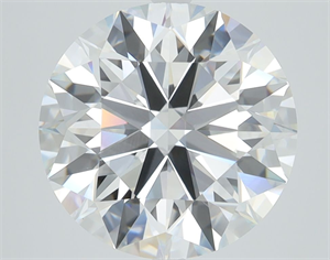 Picture of Lab Grown Diamond 1.04 Carats, Round with Ideal Cut, E Color, VVS2 Clarity and Certified by IGI
