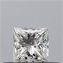 Natural Diamond 0.28 Carats, Princess with  Cut, E Color, VVS1 Clarity and Certified by GIA