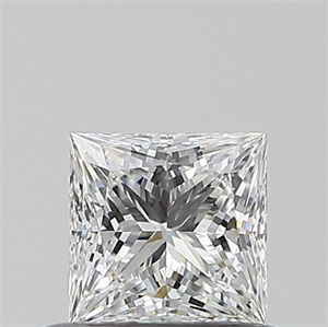 Foto Diamante Natural 0.50 quilates, Princesa , Color E, claridad VVS2 y certificado GIA de