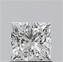 Natural Diamond 1.01 Carats, Princess with  Cut, G Color, VS1 Clarity and Certified by GIA
