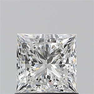 Picture of Natural Diamond 1.01 Carats, Princess with  Cut, G Color, VS1 Clarity and Certified by GIA