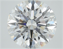 Lab Grown Diamond 6.12 Carats, Round with Ideal Cut, E Color, VVS1 Clarity and Certified by IGI