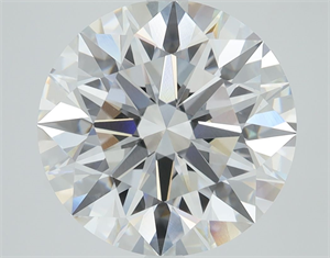 Picture of Lab Grown Diamond 6.12 Carats, Round with Ideal Cut, E Color, VVS1 Clarity and Certified by IGI
