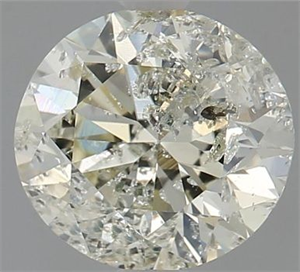 Picture of Natural Diamond 1.03 Carats, Round with Very Good Cut, L Color, I1 Clarity and Certified by IGI