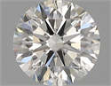 Natural Diamond 0.50 Carats, Round with Excellent Cut, H Color, VVS2 Clarity and Certified by GIA
