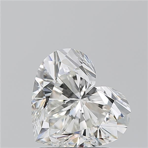 Picture of Natural Diamond 2.06 Carats, Heart with  Cut, G Color, VS2 Clarity and Certified by GIA