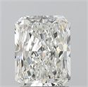 Natural Diamond 1.50 Carats, Radiant with  Cut, H Color, SI2 Clarity and Certified by GIA