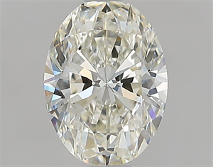 Picture of Natural Diamond 1.02 Carats, Oval with  Cut, K Color, VS1 Clarity and Certified by GIA