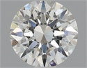 Natural Diamond 0.81 Carats, Round with Excellent Cut, H Color, VVS1 Clarity and Certified by GIA