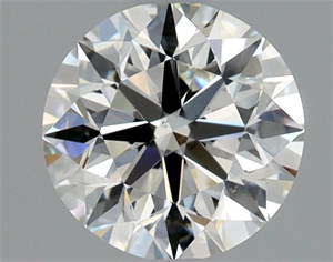 Picture of Natural Diamond 0.90 Carats, Round with Excellent Cut, H Color, VS2 Clarity and Certified by GIA