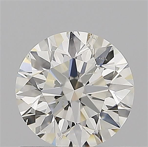 Picture of Natural Diamond 0.90 Carats, Round with Excellent Cut, J Color, SI2 Clarity and Certified by GIA