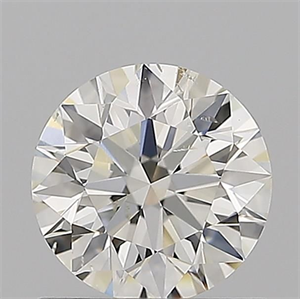Picture of Natural Diamond 0.90 Carats, Round with Excellent Cut, J Color, SI2 Clarity and Certified by GIA