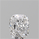 Diamante Natural 0.63 quilates, Del cojín , Color D, claridad SI1 y certificado GIA