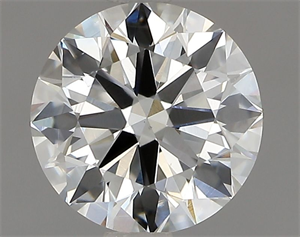 Picture of Natural Diamond 0.90 Carats, Round with Excellent Cut, H Color, SI1 Clarity and Certified by GIA