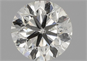 Natural Diamond 1.50 Carats, Round with Very Good Cut, L Color, SI2 Clarity and Certified by GIA