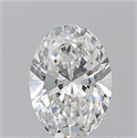 Natural Diamond 1.01 Carats, Oval with  Cut, F Color, VS1 Clarity and Certified by GIA