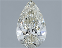 Natural Diamond 1.51 Carats, Pear with  Cut, J Color, VS1 Clarity and Certified by IGI