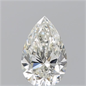 Natural Diamond 0.71 Carats, Pear with  Cut, K Color, VS2 Clarity and Certified by GIA