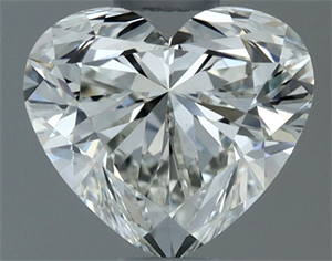 Picture of Natural Diamond 0.61 Carats, Heart with  Cut, J Color, VS1 Clarity and Certified by GIA